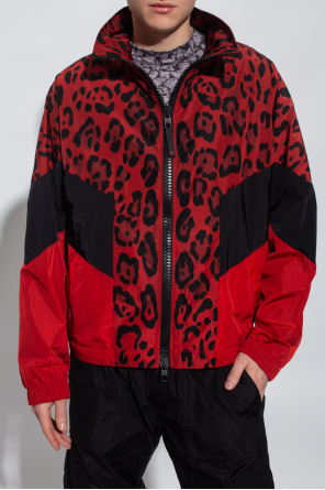 Dolce & Gabbana Nylon jacket with animal motif