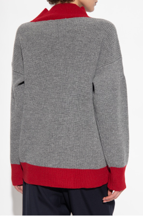 Marni Asymmetrical turtleneck sweater