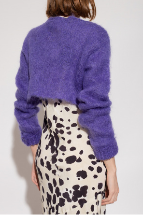 marni long-sleeved Cropped sweater