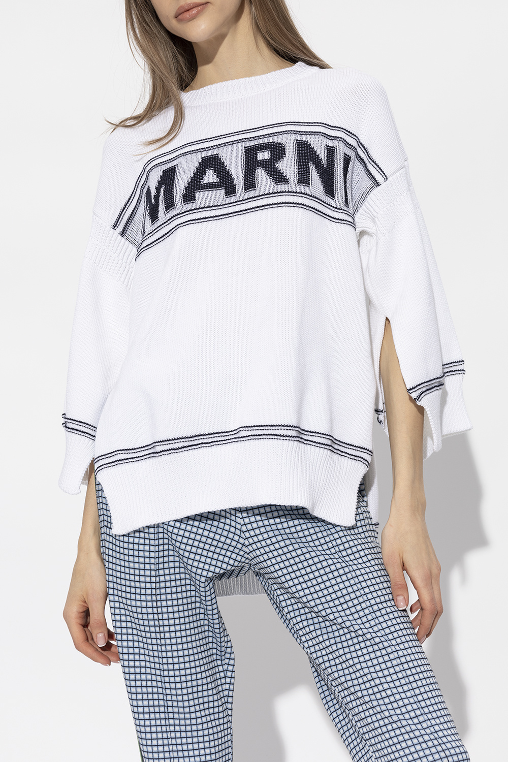 Marni Marni cropped fluffy jumper