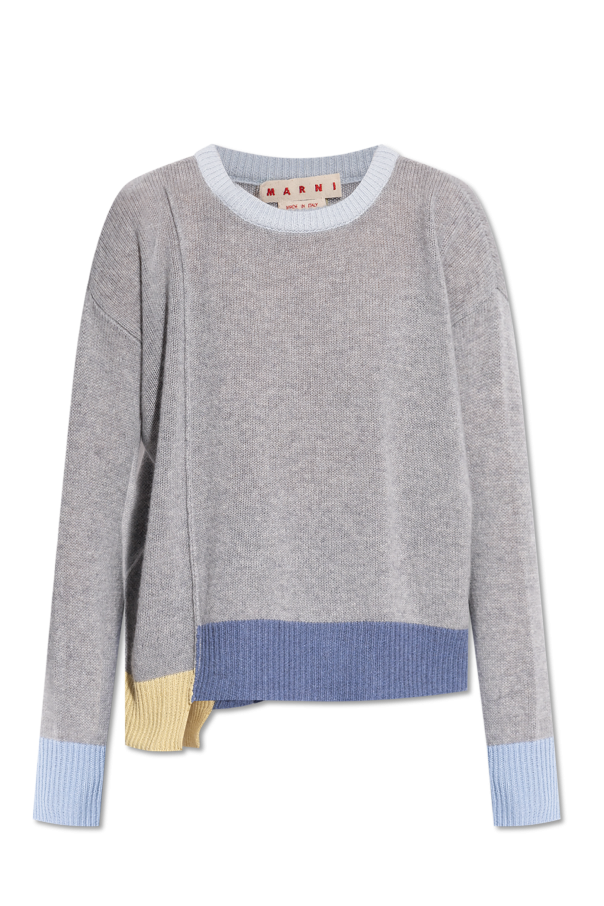 Marni Sweater with Asymmetric Hem