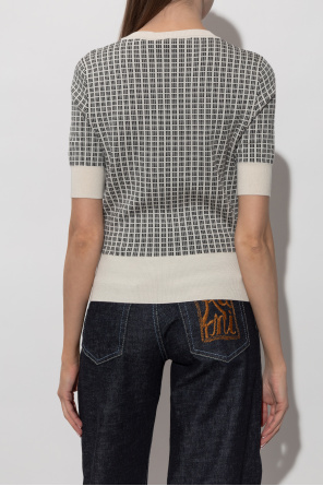 Marni Top mit aufgesticktem Logo