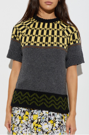 Marni Wool sweater with short sleeves