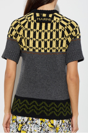 Marni Wool sweater with short sleeves