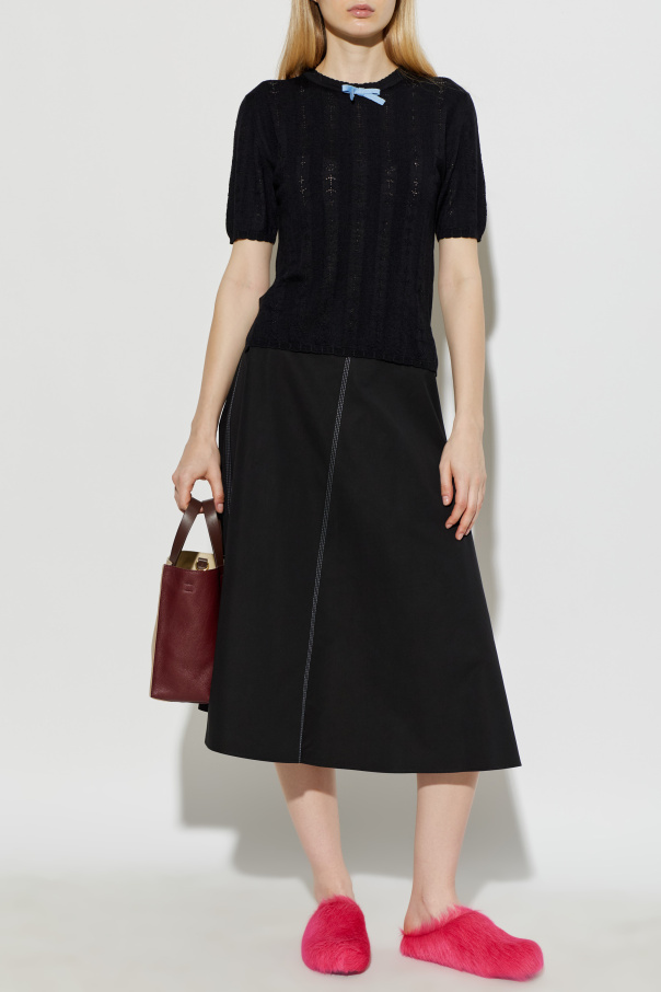 Marni Wool top with a crew neck