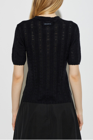 Marni Wool top with a crew neck