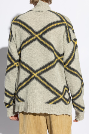 Marni Sweter z efektem `vintage`