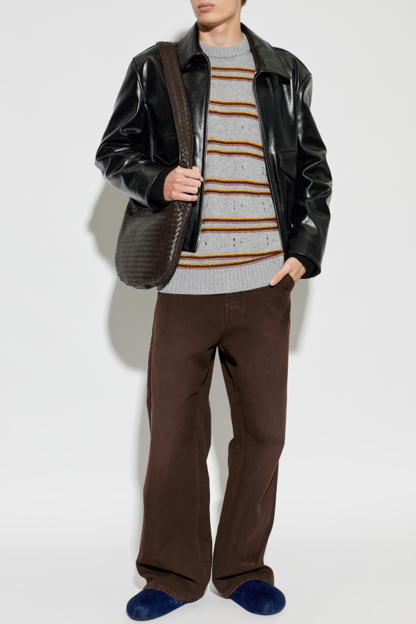 Marni Cashmere sweater with striped pattern