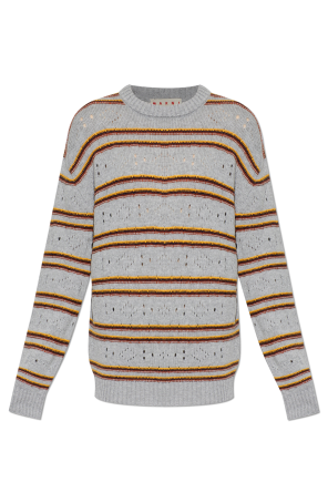 Jersey de cachemir con diseño de rayas