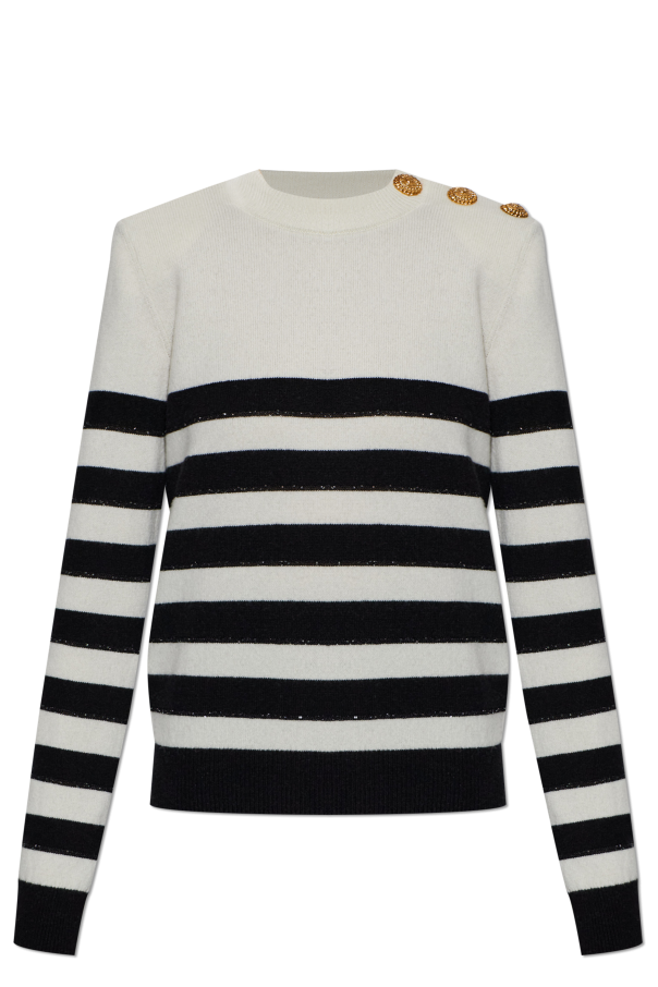 Balmain Sweater with shimmering sequins