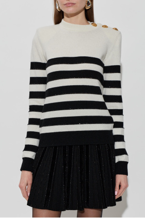 Balmain Sweater with shimmering sequins