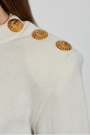 Balmain Sweater with shimmering sequins