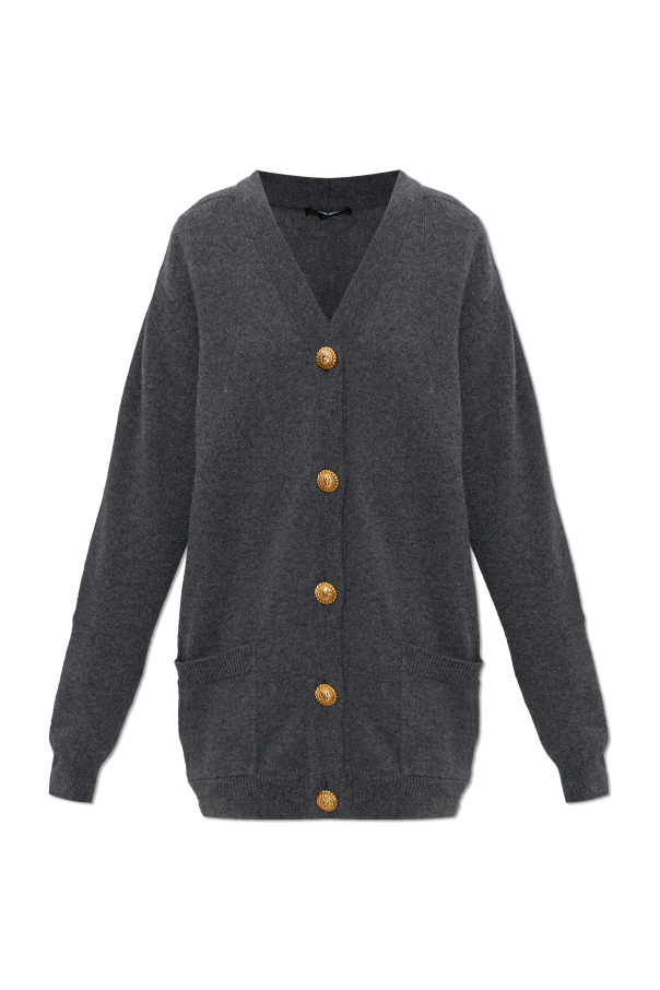 Loose-fit cardigan with pockets od Balmain