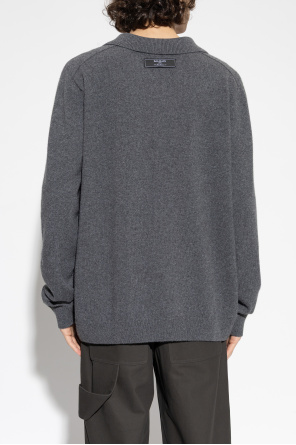 Balmain Suéter con escote en forma de corazón