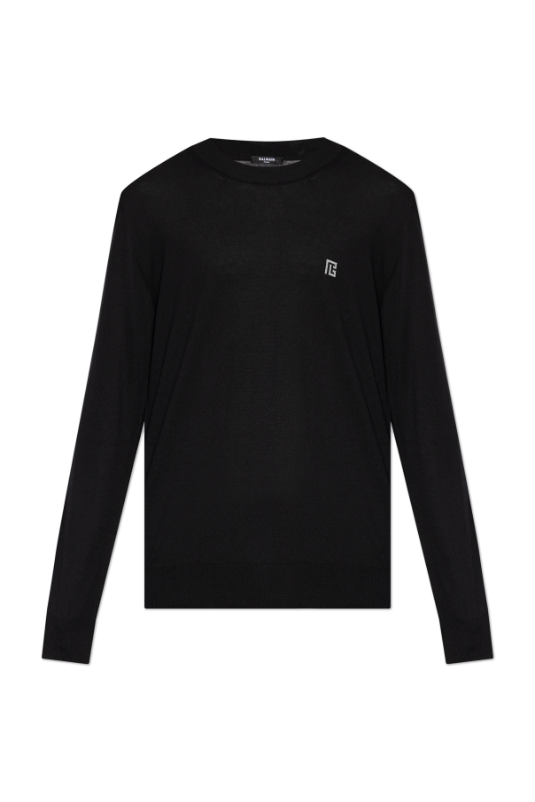 Sweater with logo od Balmain