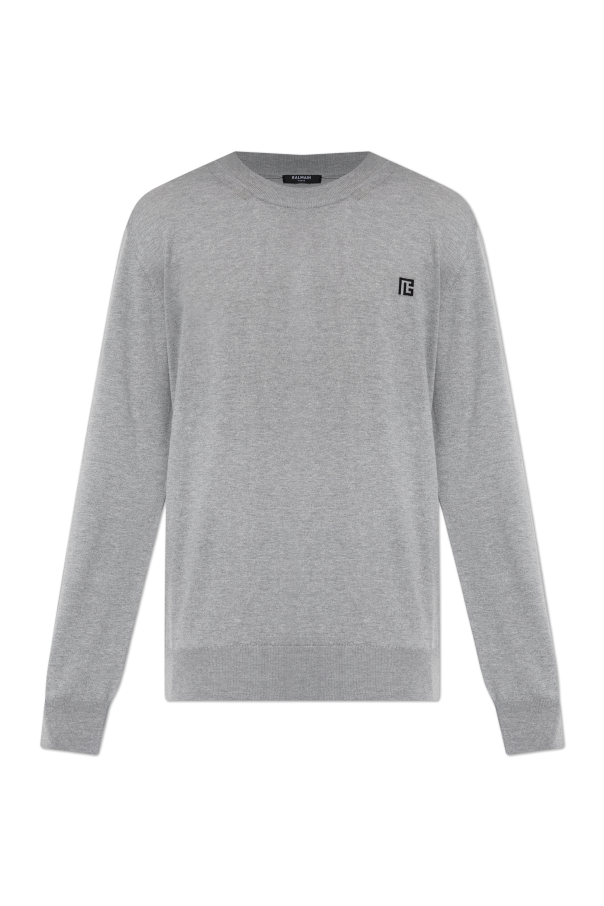 Sweater with a crew neck od Balmain