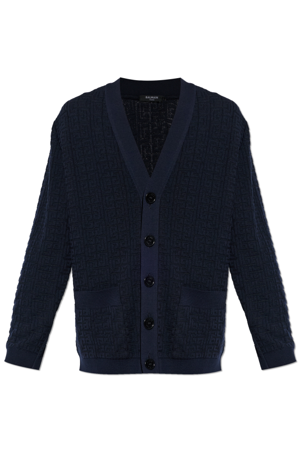 Monogram cardigan od Balmain