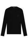 Giorgio Armani Wool sweater with embroidered logo
