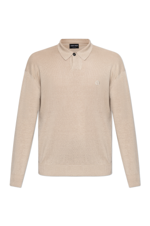 Polo with embroidered logo