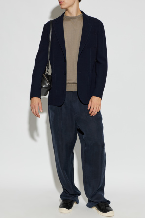 T-shirt with embroidered logo od Giorgio Armani