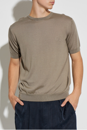 Giorgio Armani T-shirt with embroidered logo