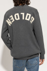 Golden Goose GREY Cardigan with logo