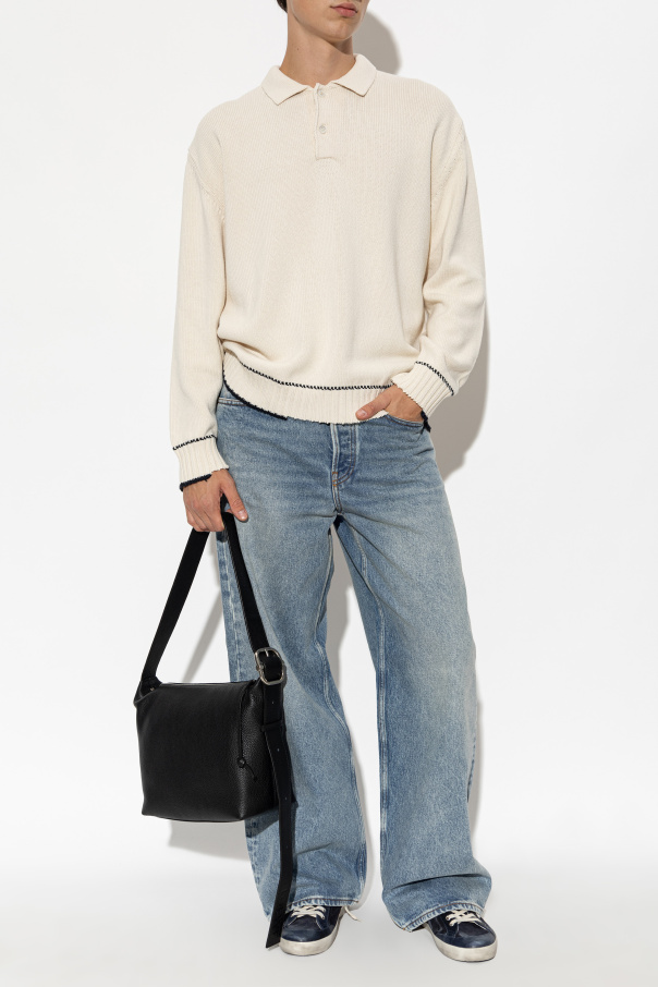 Golden Goose Poloshirt mit langen Ärmeln