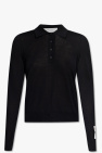 Golden Goose BLACK Polo shirt with logo
