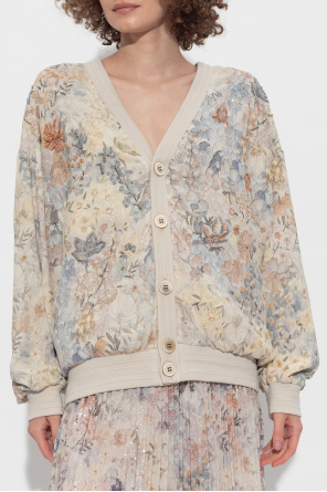 Golden Goose Cardigan with shimmering embellishments