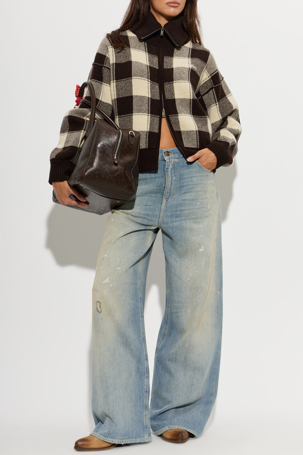 Golden Goose Wool cardigan with turtleneck