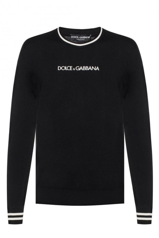 Dolce & Gabbana Sweter z wyszytym logo