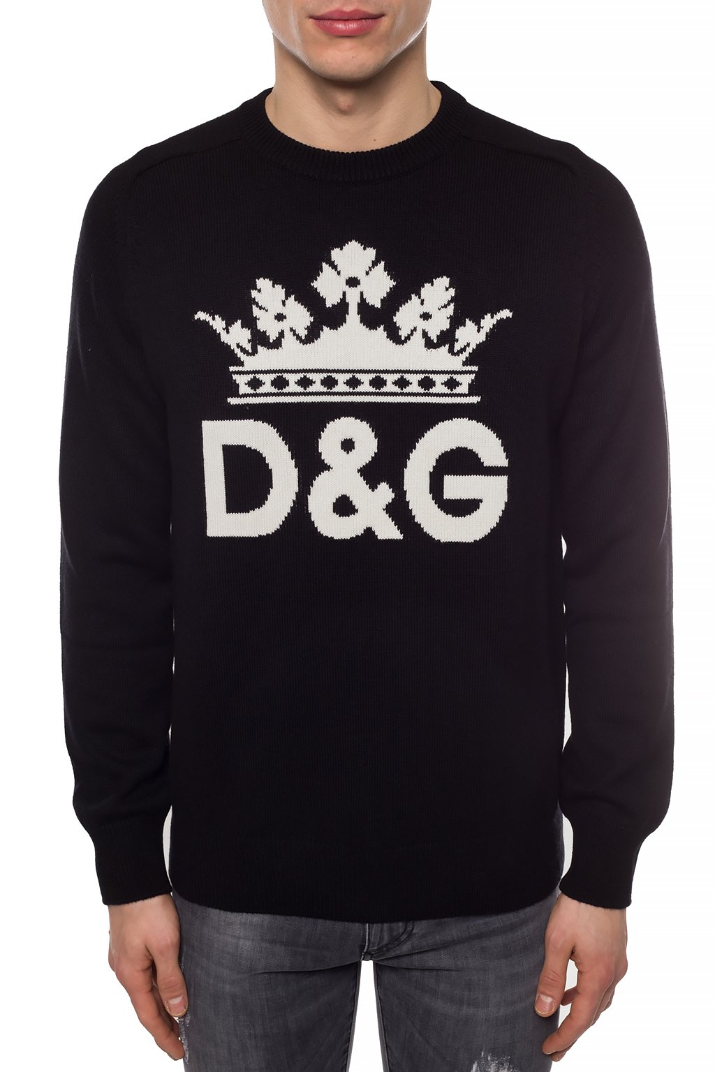 Black Logo sweater Dolce & Gabbana - Vitkac France