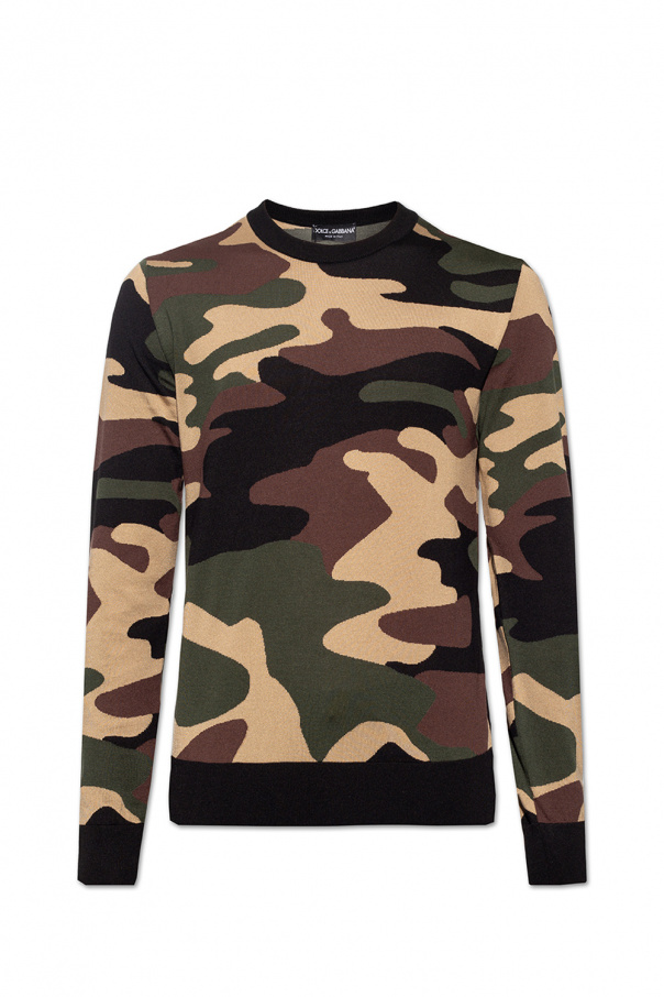 Dolce & Gabbana The ‘Reborn to Live’ collection camo sweater