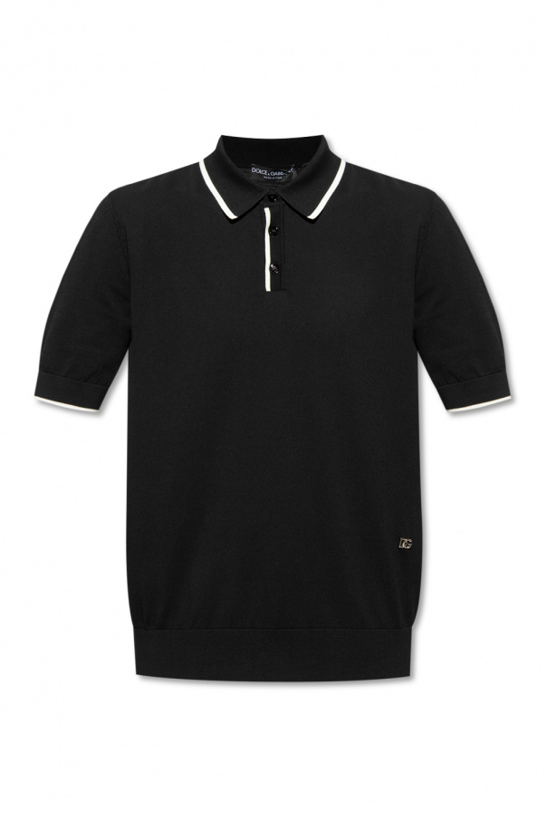 A30114 contrast polo Homme Blanc Abercrombie & Fitch Icon Gestreepte piqué contrast polo in wit