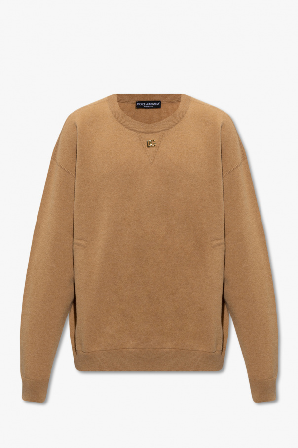 Dolce & Gabbana crown button denim shirt Cashmere sweater