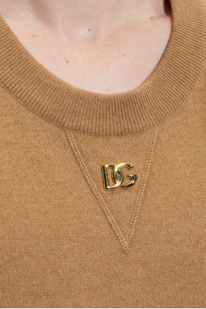 Dolce & Gabbana crown button denim shirt Cashmere sweater