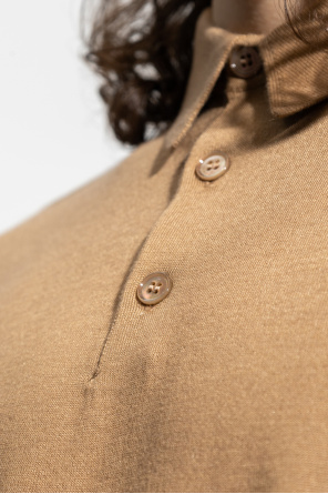 Шикарна блуза трендового кольору marc o polo Sleeve Silk Knit Polo Sweater