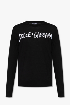 Wool sweater with EMBELLISHED od Dolce & Gabbana