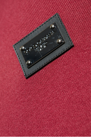 Dolce & Gabbana Turtleneck with application with logo