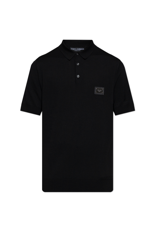 Dolce & Gabbana Polohemd mit Logo-Aufnäher