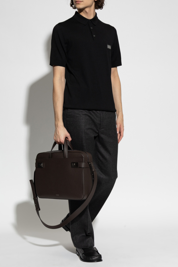 Dolce & Gabbana Polohemd mit Logo-Aufnäher