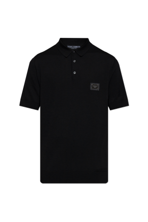 Polo con parche con logo