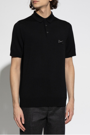 Dolce & Gabbana Polohemd mit Logo-Aufnäher