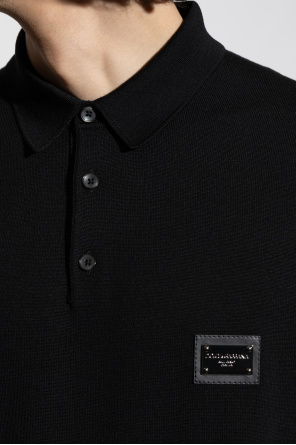 Dolce & Gabbana Polohemd mit Logo-Aufnäher