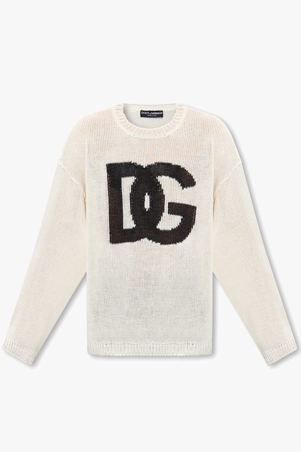 DOLCE & GABBANA tag-style iPhone 11 Pro case Sweater with logo