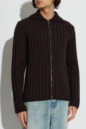 Dolce & Gabbana Cardigan din lână cu guler larg