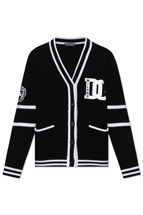 Dolce & Gabbana Wool cardigan with logo