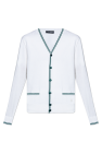 Dolce & Gabbana WHITE Silk Cardigan