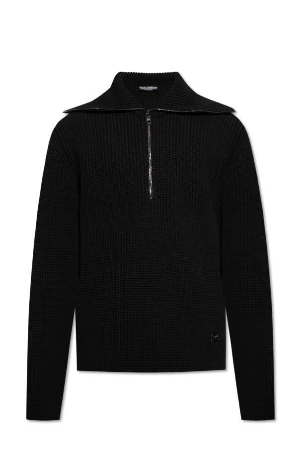 Dolce & Gabbana Wool sweater with wide collar