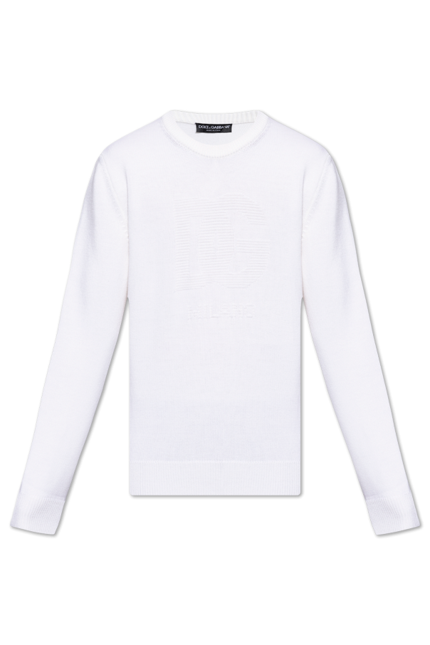 Dolce & Gabbana Sweter z wyszytym logo